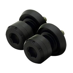 TARMAC PICK-UP KNOB/SLIDER 6mm BLACK R1/R6/YFZ APRILIA + OTHERS