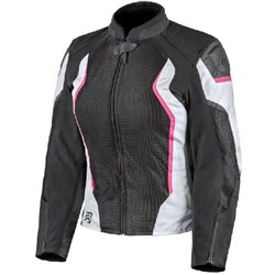 RJAYS SECTOR LADIES JKT BLK/WHT/PNK (12) [ONC01]