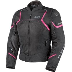 RJAYS PACE AIRFLOW JKT LADIES BLK/PNK (14) [ONC01]