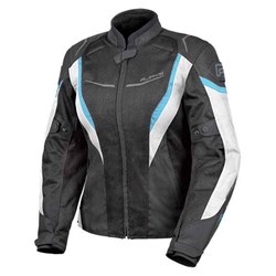 RJAYS SWIFT III JKT LADIES BLK/WHT/LIGHT BLU (06)
