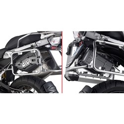 GIVI S250 TOOLBOX FITTING KIT ON ORIGINAL PANNIERS - BMW R1200GSA 14-24