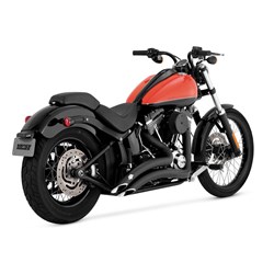 V&H BIG RADIUS 2-2 PCX BLACK SOFTAIL 86-17 (EXC FXSB/FXSE) (WAS V46069)  [ONC01] #