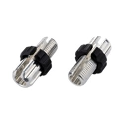 X-TECH BRAKE LEVER BARREL ADJUSTER M10 SILVER / BLACK 10 PCS # [ONC01]