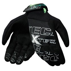 X-TECH BATTLE MECHANICS GLOVES BLK/GRN (SM) [ONC01] #
