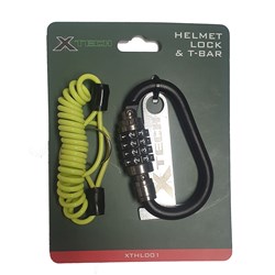 XTECH COMBINATION HELMET LOCK AND T-BAR