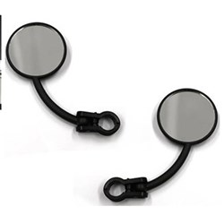 X-TECH ENDURO MIRROR R/H CLAMP-ON (BLACK)