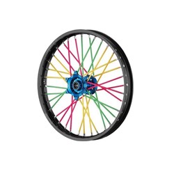 X-TECH SPOKE SKINS SET BLUE (80 PCS)