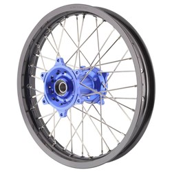 XTECH KTM/HUSQ MX/ENDURO 2.15x19 REAR BLK RIM/BLU HUB/SLV SPK #