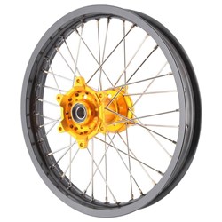 XTECH SUZ RMZ 2.15x19 REAR BLK RIM/RED HUB/BLK SPK #