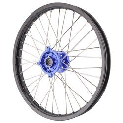 XTECH YAM LATE YZF/WRF* 1.6x21 FRONT BLK RIM/RED HUB/SLV SPK #