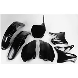 /UFO YAMAHA PLASTICS KIT YZ125/250 06-14 BLK (WILL BECOME YAKIT302FE001) #