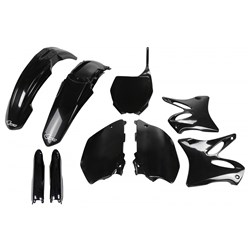 /UFO YAMAHA FULL PLASTICS KIT YZ125/250 06-14 BLK (WAS YAKIT302E001)