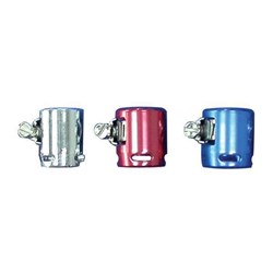 #ZODIAC ROUND HOSE END 1/4 + 5/16 ID CHR 6/PK