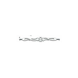#ZODIAC SHIFTROD MALTESE/FLAME  11-3/4 IN BILLET CHR