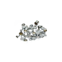ZODIAC BOLT/NUT COVER  CHROME DEEP 9/16 (WRENCH SIZE) HEX 10/PK  [ONC01] #