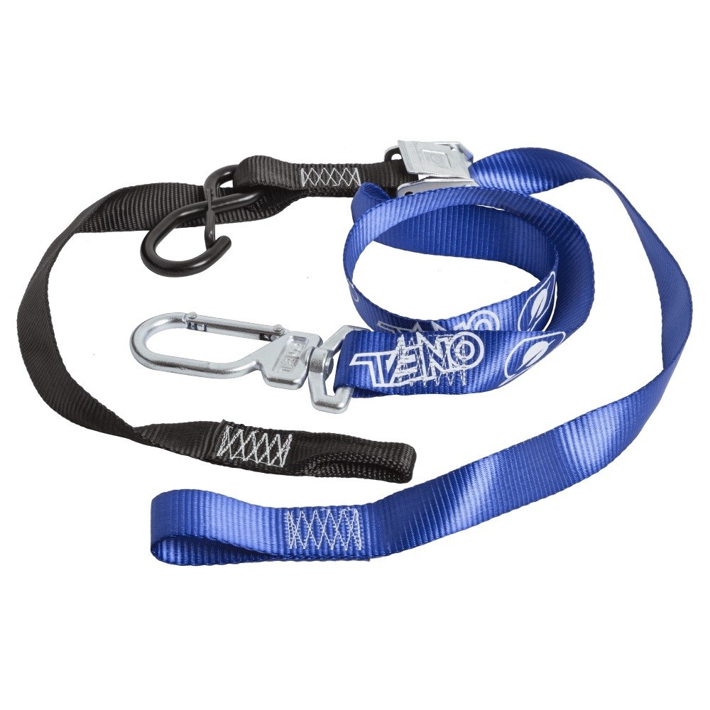 ONEAL SWIVEL DLX TIEDOWNS 1.5 S/LOOP & SWIVEL SECURE HOOK BLK/BLU