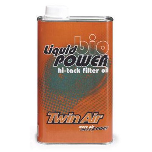 TWIN AIR LIQUID BIO POWER FILTER OIL 1L (BOX OF 12) (UN3295/3) Air Filter Oils Cassons Cassons