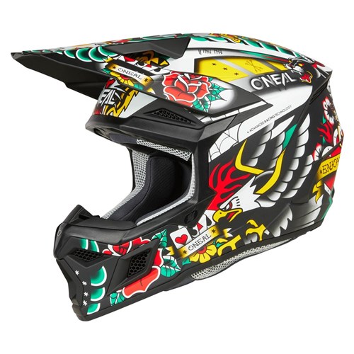 ONEAL 25 3SRS YOUTH HELM INKED V.25 MATTE MULTI MD