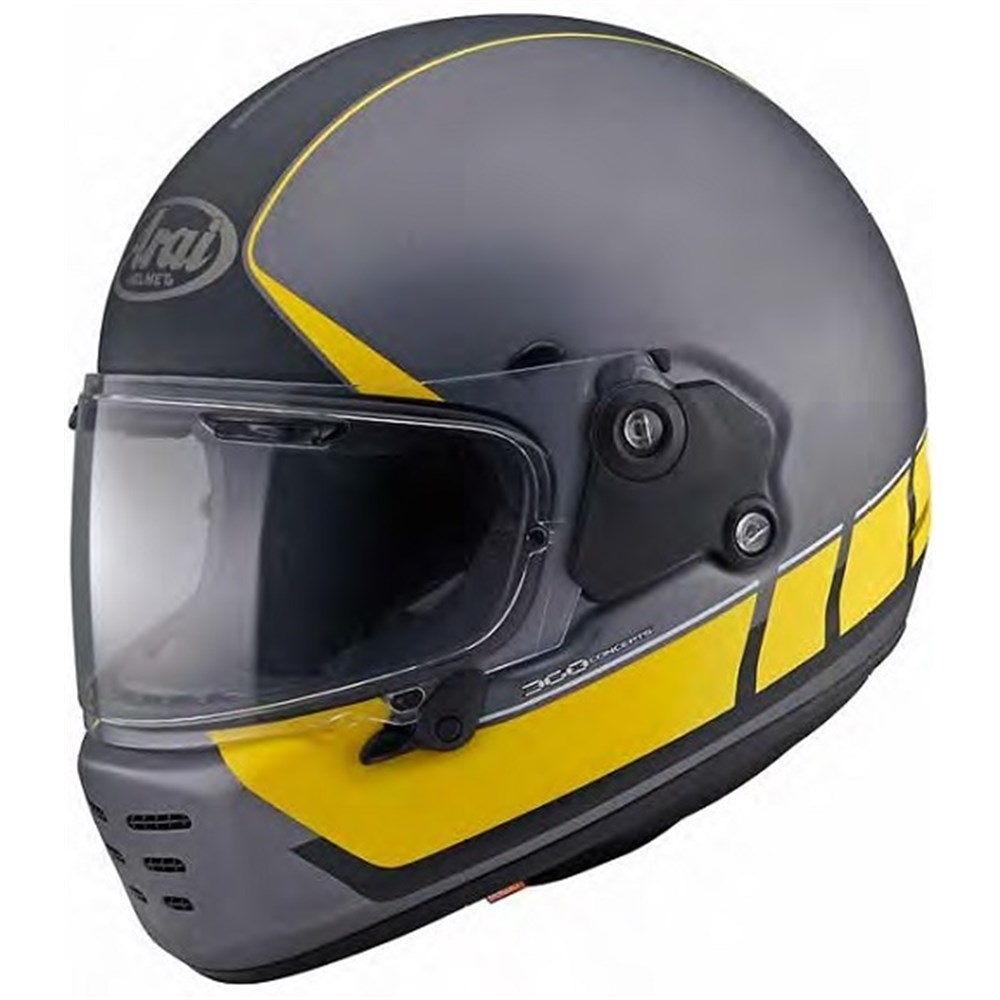 CONCEPT-X SPEED BLOCK - MATTE YELLOW - Road - Full Face - Cassons - Cassons