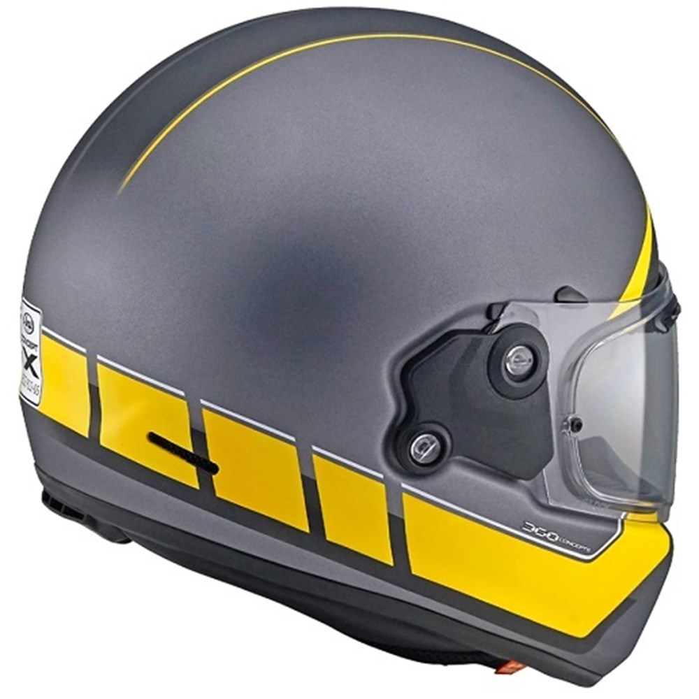 CONCEPT-X SPEED BLOCK - MATTE YELLOW - Road - Full Face - Cassons - Cassons image.