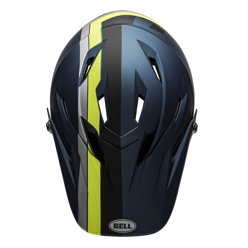 #BELL SANCTION MATT BLU/HI-VIZ (XS) 20 - Full Face - Cassons - Cassons