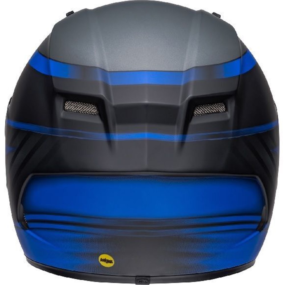 BELL QUALIFIER DLX MIPS RAISER - MATTE BLACK/BLUE - Road - Full Face ...