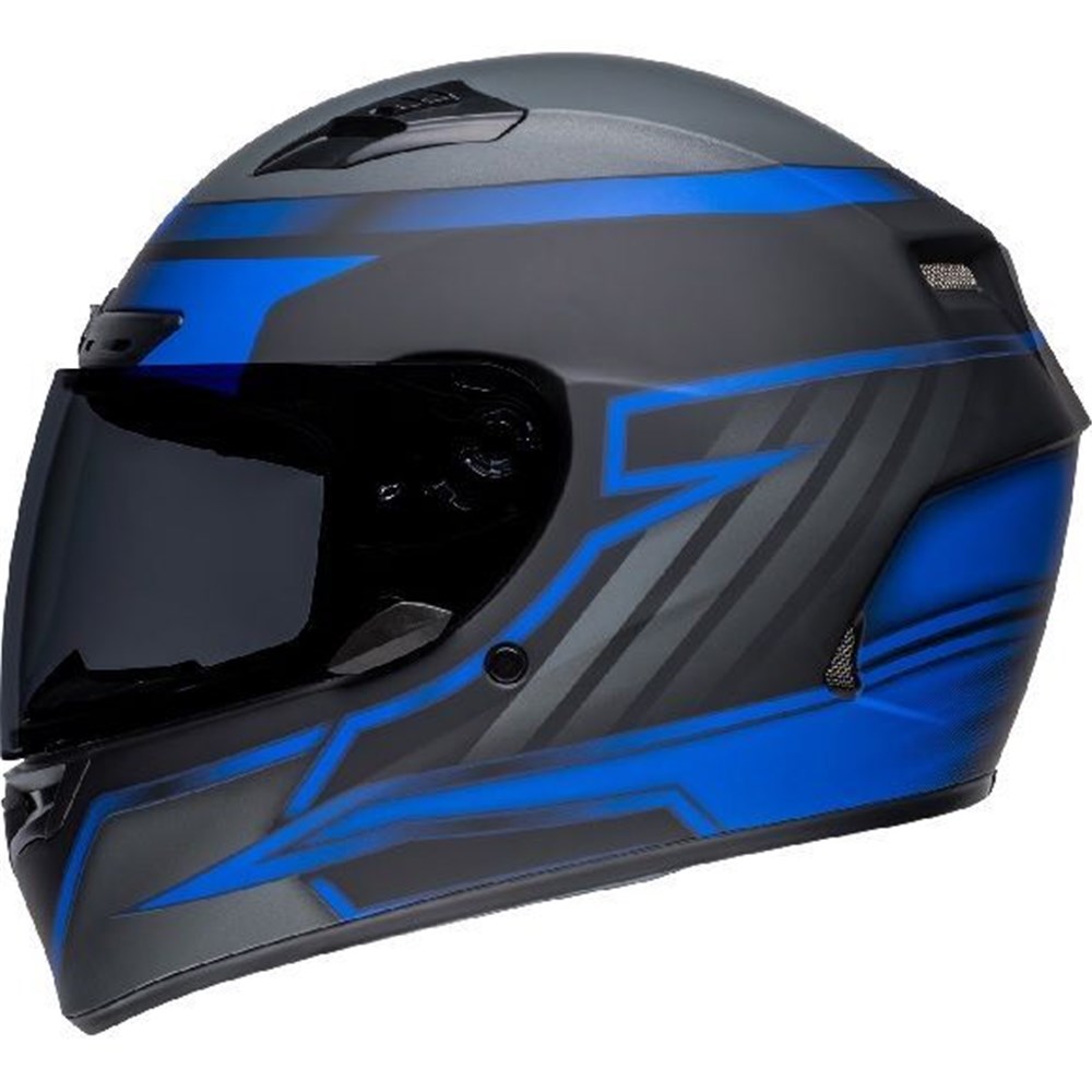 BELL QUALIFIER DLX MIPS RAISER - MATTE BLACK/BLUE - Road - Full Face ...