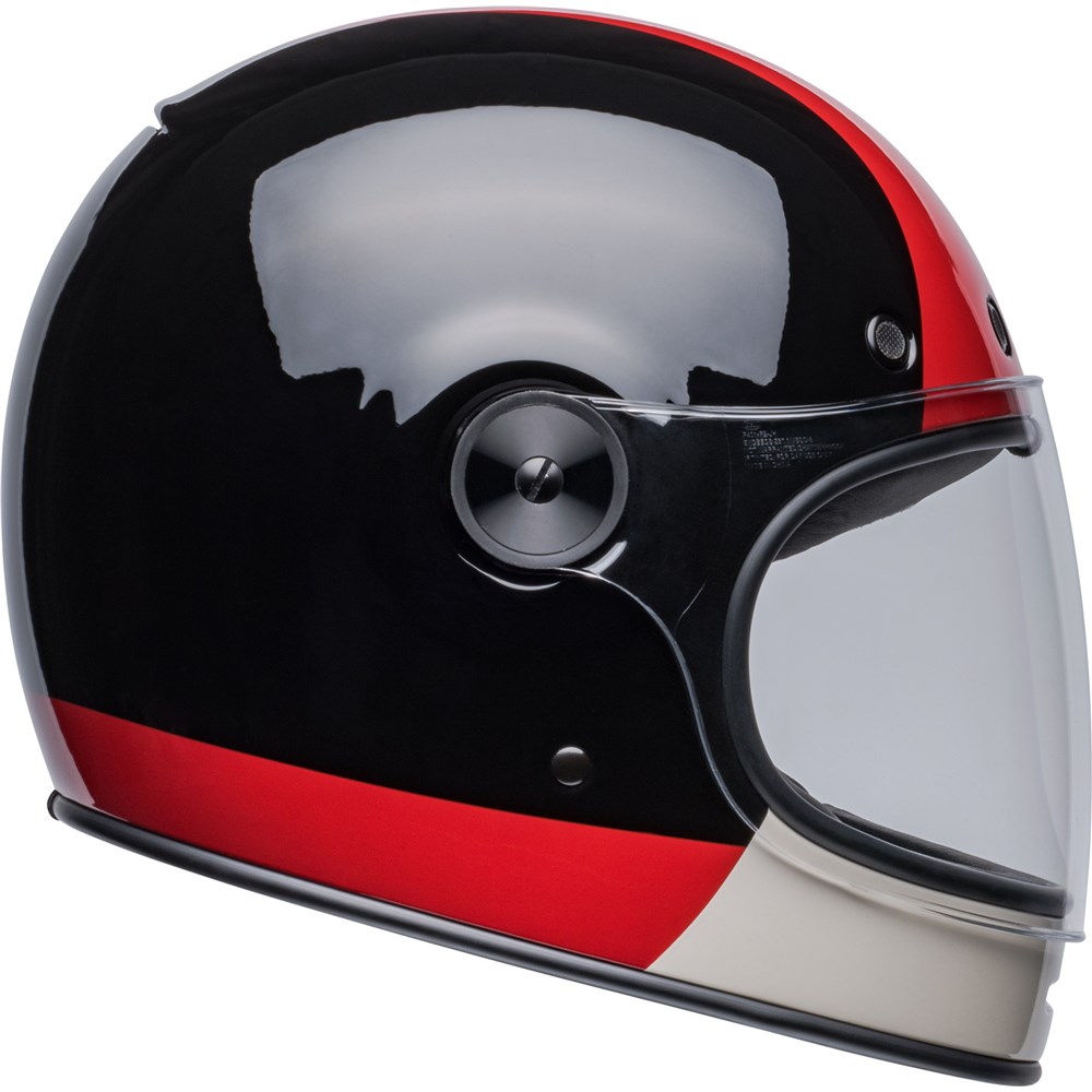 BELL BULLITT BLAZON - BLACK/BURGUNDY - Road - Full Face - Cassons - Cassons