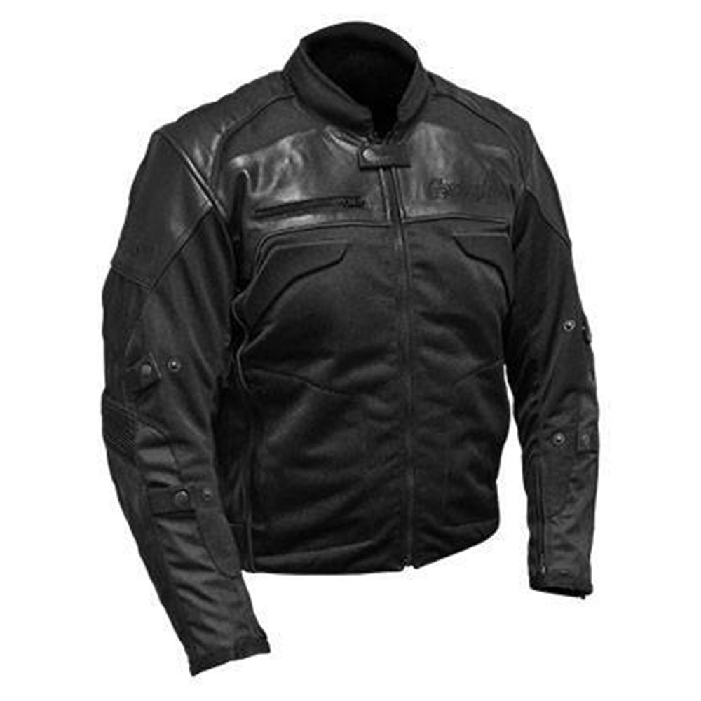 SCORPION INDY LEATHER/MESH JACKET BLACK (XS) Road Jackets